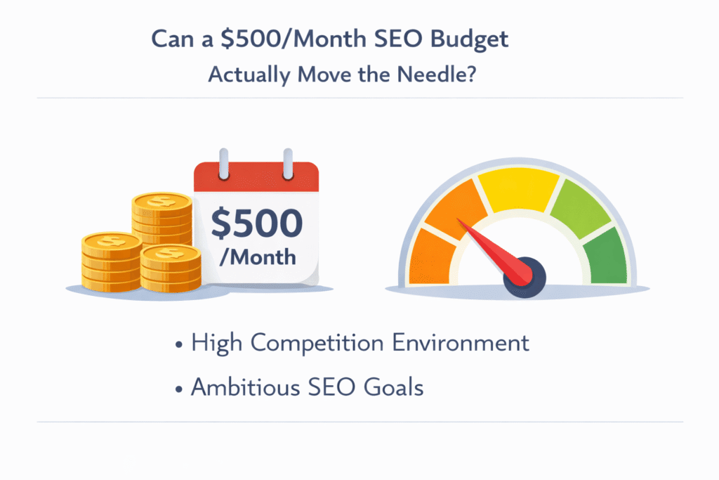 Can a $500/Month SEO Budget Actually Move the Needle?