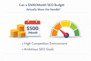 Can a $500/Month SEO Budget Actually Move the Needle?