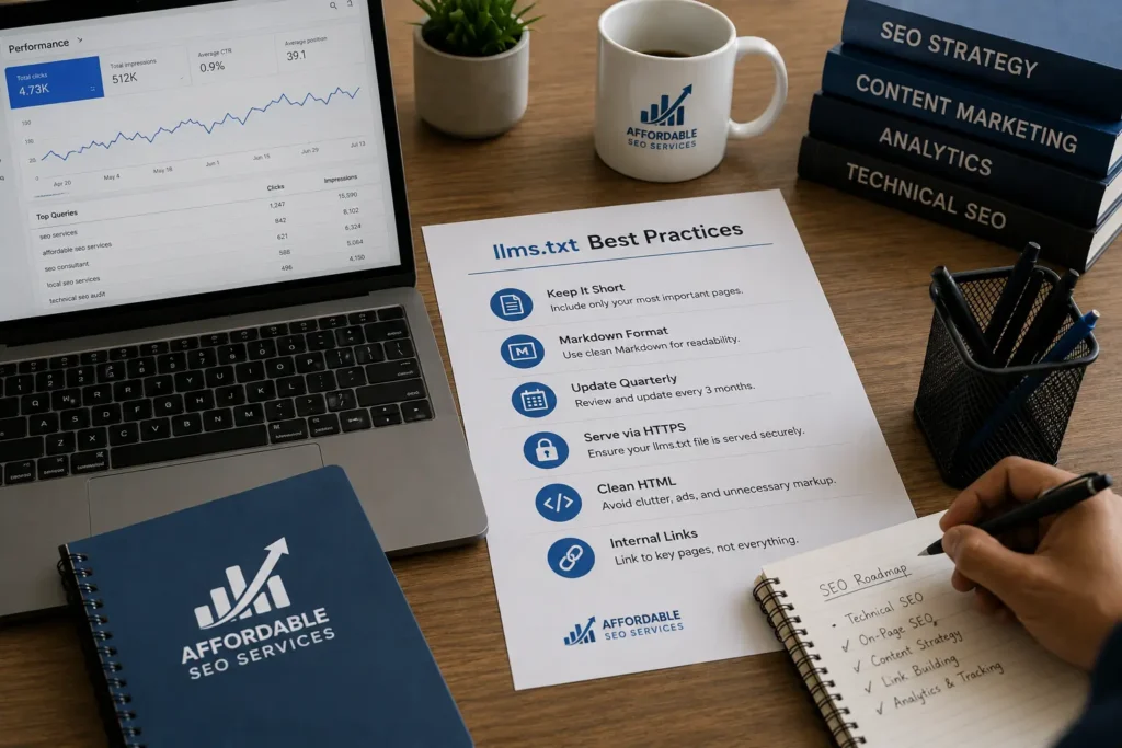 What are the llms.txt best practices worth following